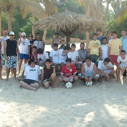 Beach Football in Jumeirah Park, Grade 12