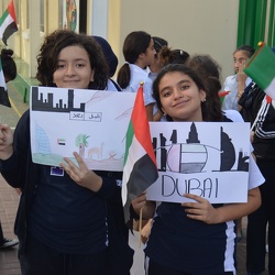 UAE Flag Day, Grade 8 to 12 Girls Section