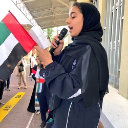 UAE Flag Day, Girls