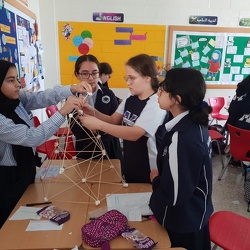 Building Our Own Tower Using Congruent Transformation, Grade 8 Girls 